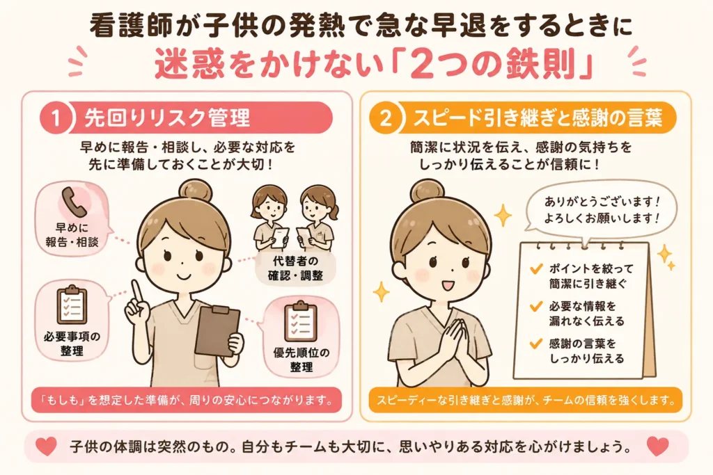 看護師子供が発熱した時にすること