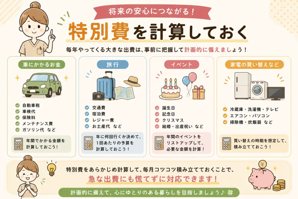 特別費の積立の図解