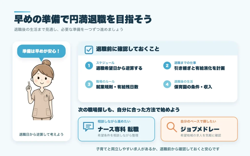 看護師円満退職